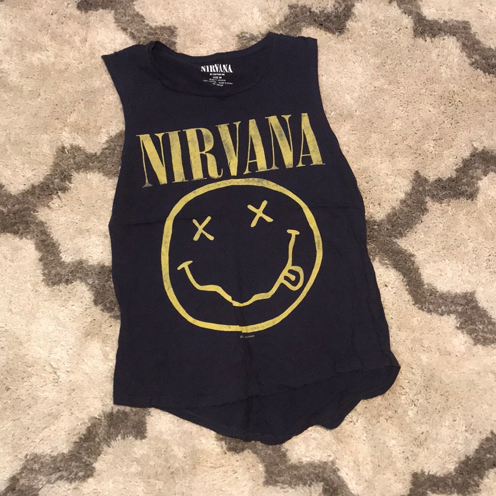 Nirvana muscle tank top